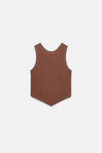FLOWY TOP WITH BACK OPENING