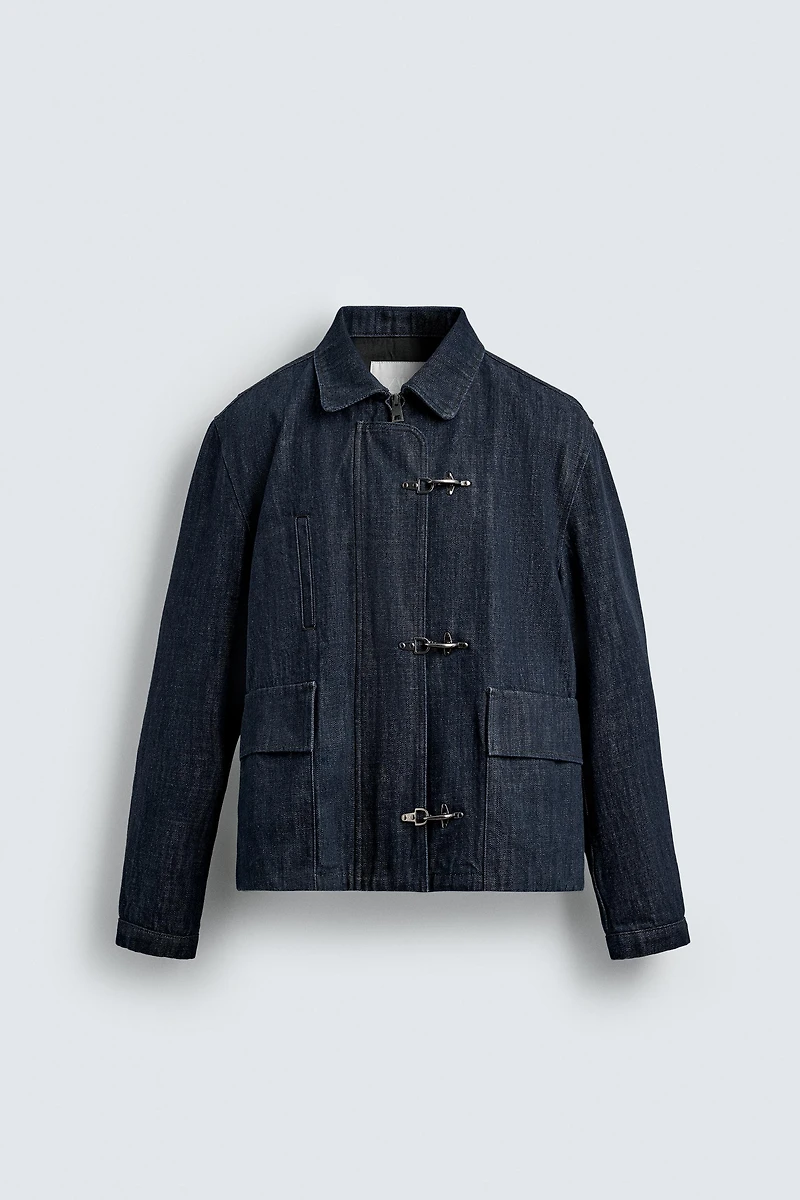 TOGGLE DENIM JACKET