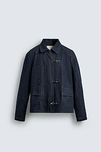 TOGGLE DENIM JACKET