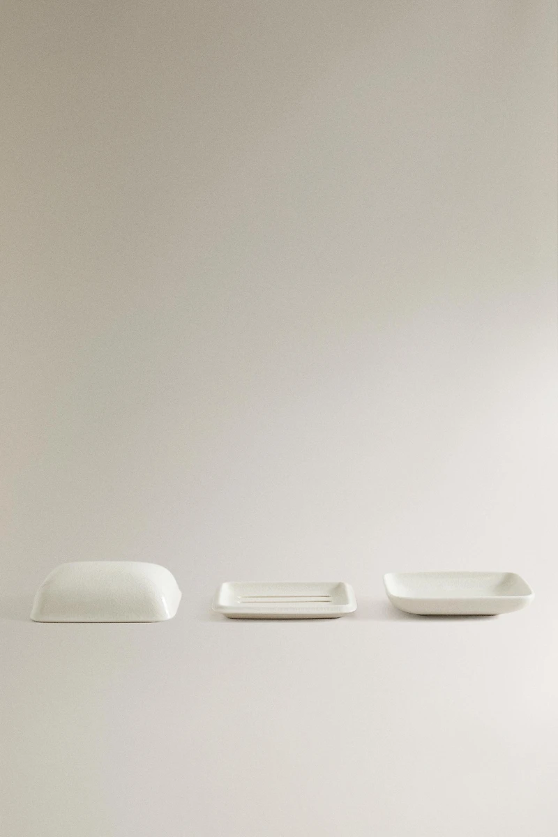 CERAMIC BATHROOM SOAP DISH WITH LID