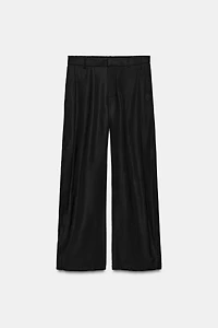 FLOWY PLEATED PANTS