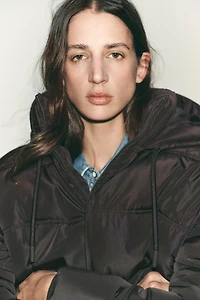 ANORAK REMBOURRÉ ET COURT IMPERMÉABLE COUPE VENT