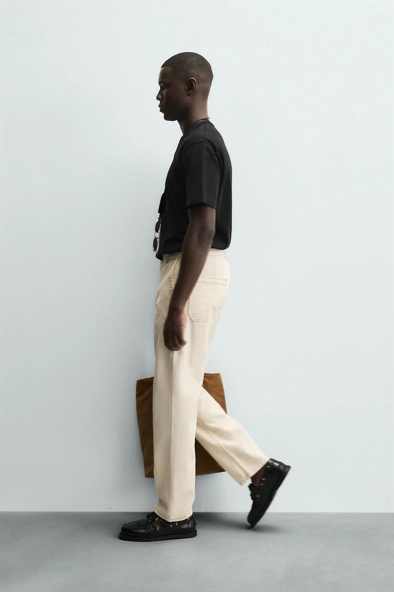 PANTS WITH CONTRAST STITCHING