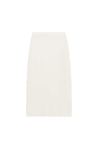 STRUCTURED KNIT STRAIGHT SKIRT