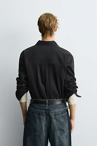 WASHED COTTON SHIRT