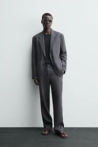 100% LINEN SUIT BLAZER
