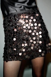 SEQUIN MINI SKIRT