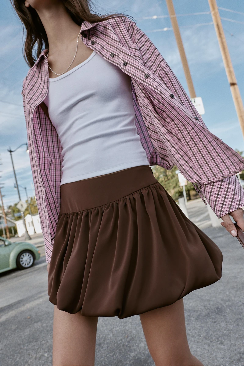 BALLOON MINI SKIRT