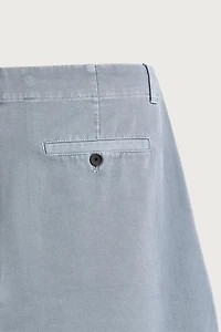 WASHED RELAXED FIT CHINO PANTS
