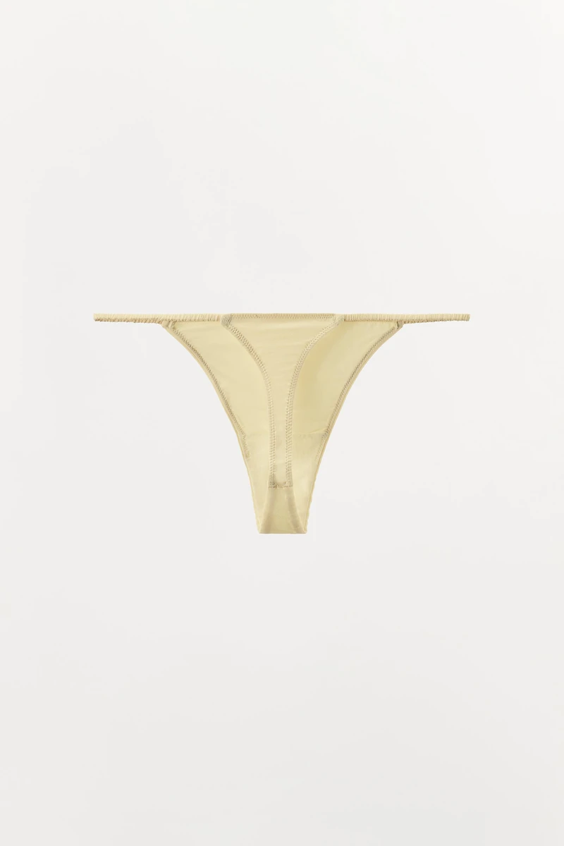 TANGA EN MÉLANGE DE SOIE