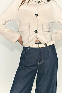 JEAN Z1975 PLI REPASSÉ À CEINTURE
