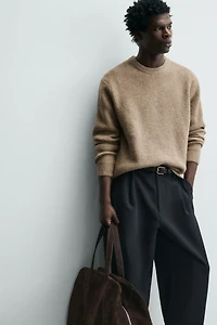REGULAR FIT WAFFLE TEXTURED JUMPER