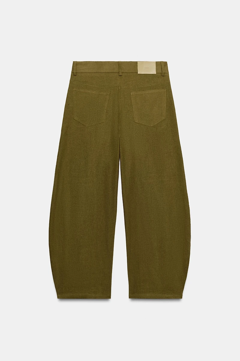 LINEN BALLOON PANTS