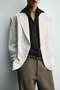 RELAXED FIT LYOCELL - VISCOSE BLAZER