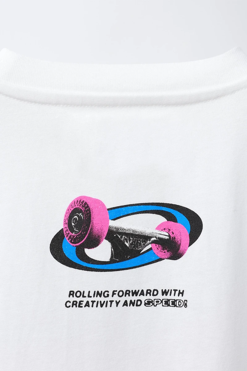 T-SHIRT IMPRIMÉ SKATE