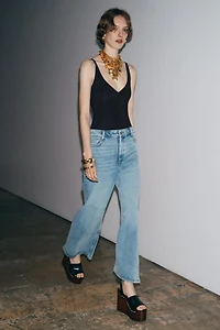 ZW COLLECTION HIGH RISE WIDE LEG JEANS