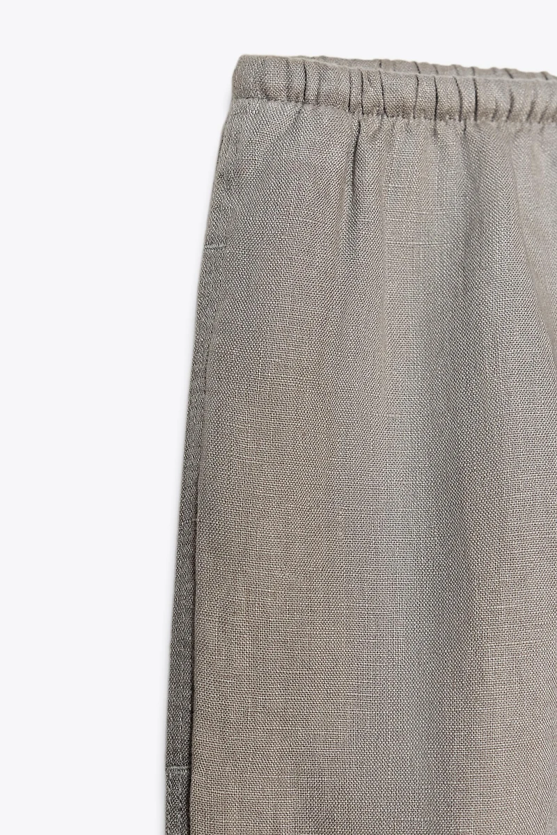 PANTALON LARGE 100 % LIN COLLECTION ZW