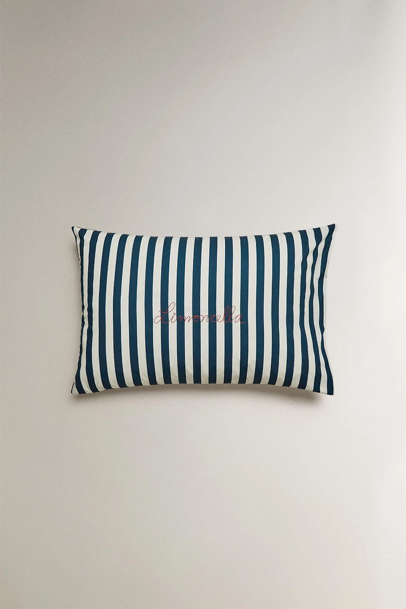 KIDS' STRIPED PILLOWCASE X THE ANIMALS OBSERVATORY