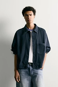 LIGHTWEIGHT DENIM OVERSHIRT