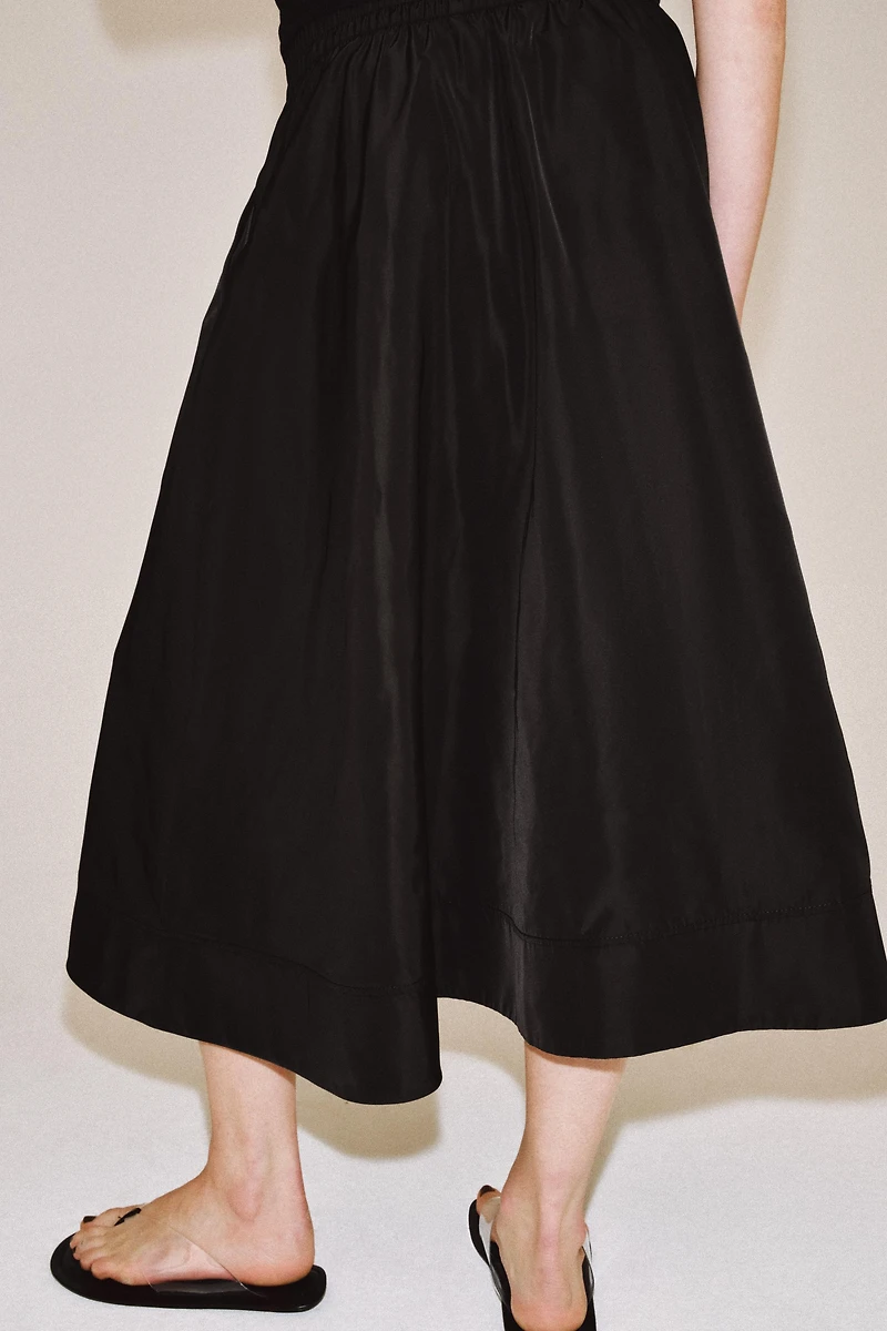 ZW COLLECTION CAPE MIDI SKIRT