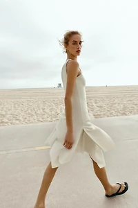 COMBINATION HALTER DRESS