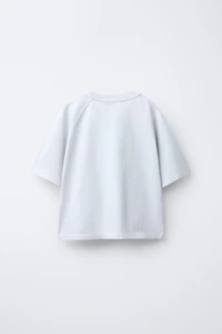 ENSEMBLE T-SHIRT ÉPAIS ET LEGGING FLARE CÔTELÉ EFFET DÉLAVÉ