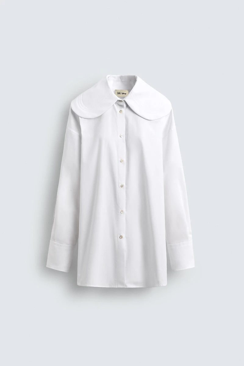 PADDED COLLAR POPLIN SHIRT HARRY LAMBERT FOR ZARA X DISNEY