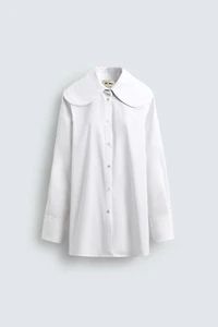 PADDED COLLAR POPLIN SHIRT HARRY LAMBERT FOR ZARA X DISNEY