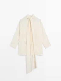 Flowing blouse with tie detail - STUDIO