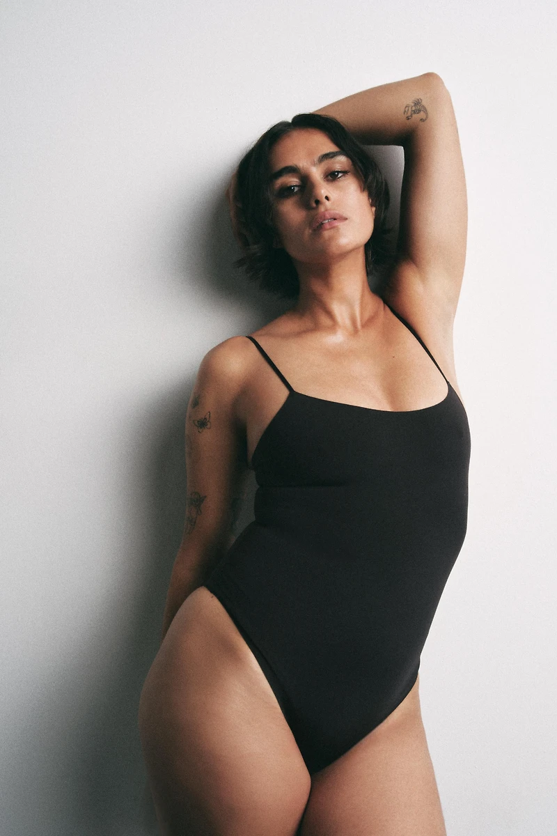 POLYAMIDE STRAPPY BODYSUIT