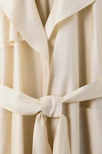FLOWY BELTED TRENCH COAT ZW COLLECTION