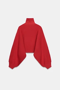WIDE SLEEVE KNIT JUMPER