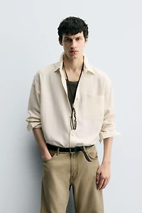 CHEMISE FLUIDE COUPE DÉCONTRACTÉE