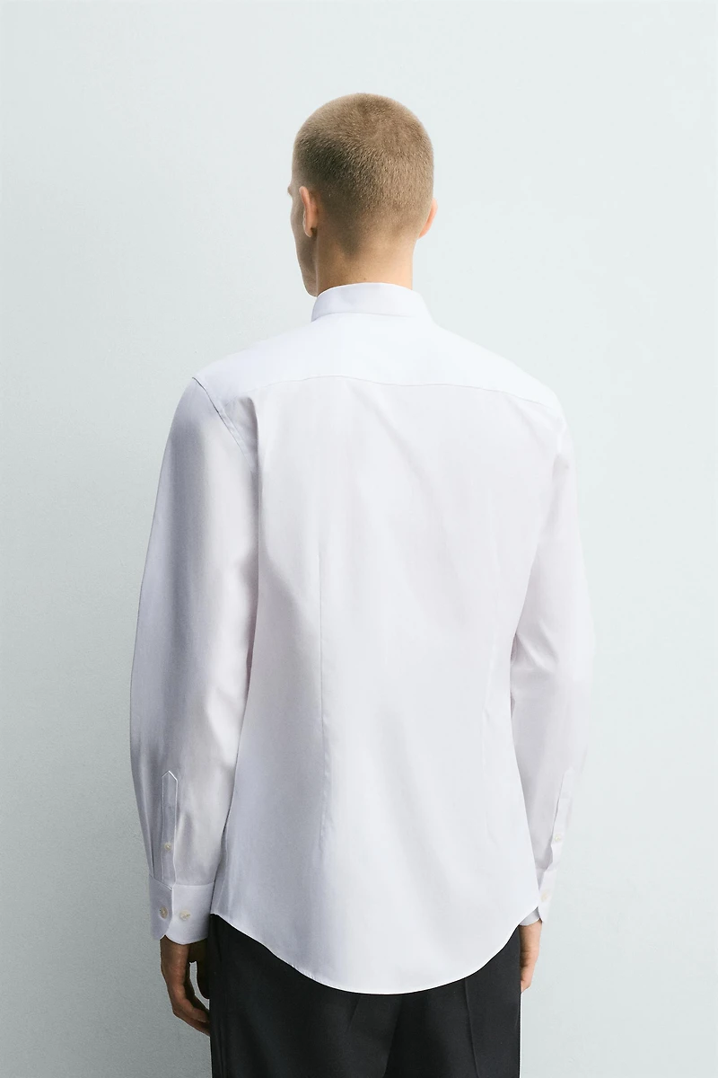 TUXEDO COLLAR SHIRT