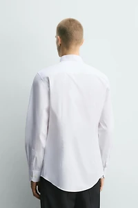TUXEDO COLLAR SHIRT