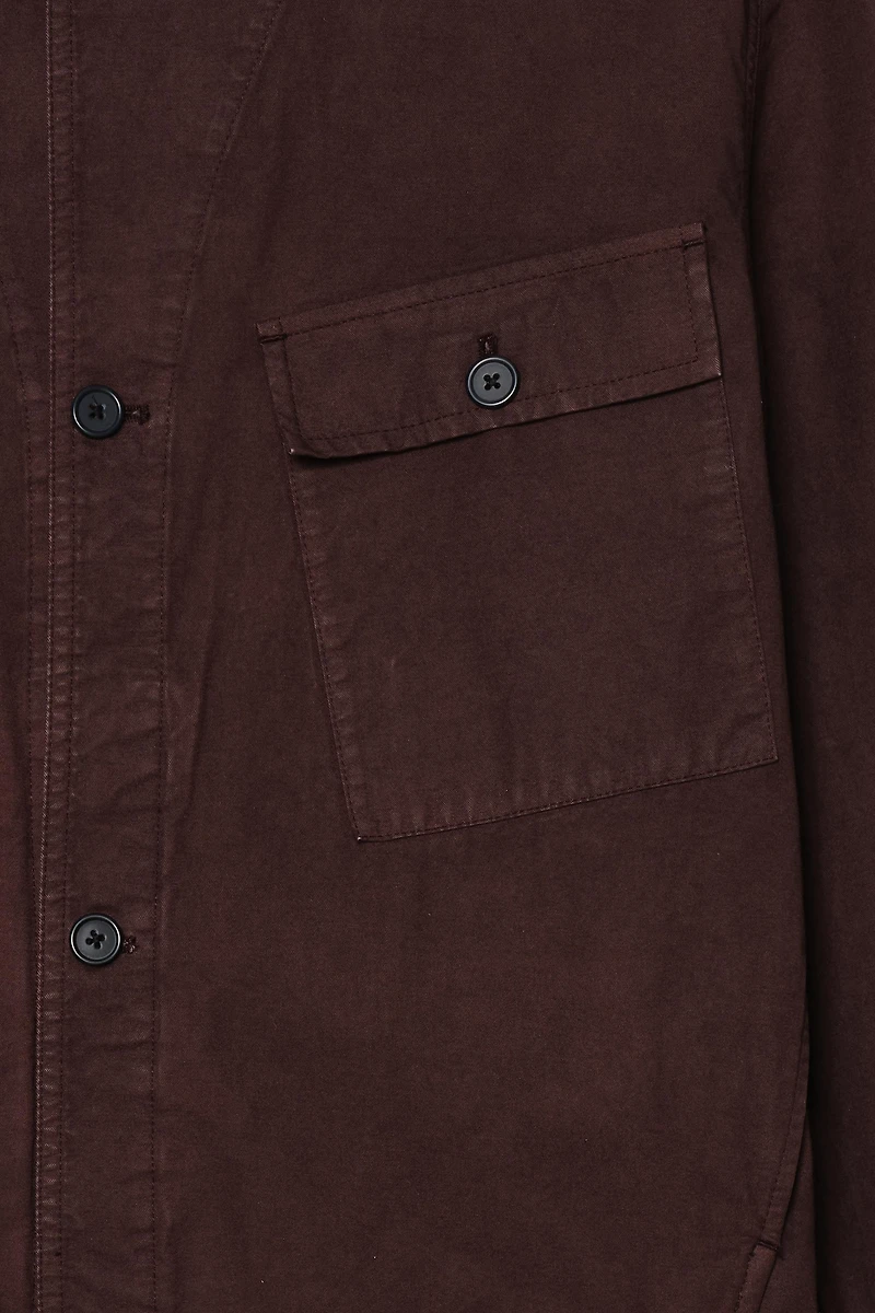 RELAXED FIT OVERSHIRT WITH POCKETS