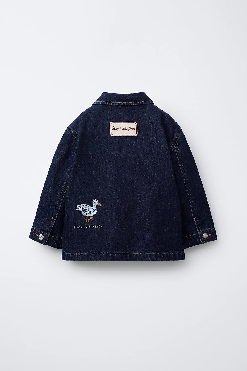 PATCH DENIM JACKET