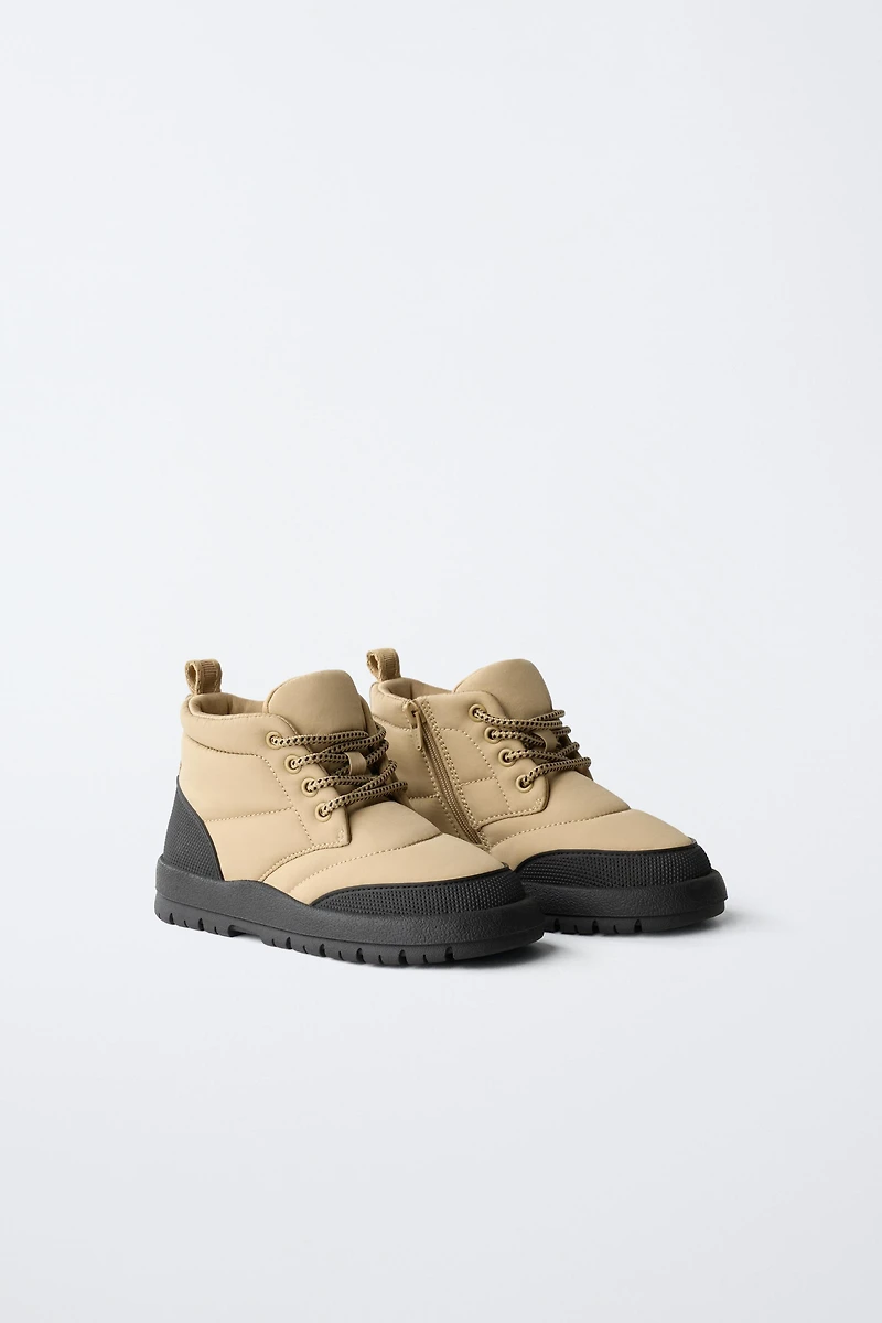 WATER REPELLENT QUILTED BOOTS