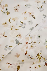 FLORAL PRINT DUVET COVER