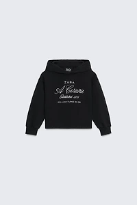 50TH ANNIVERSARY EMBROIDERED TEXT HOODIE