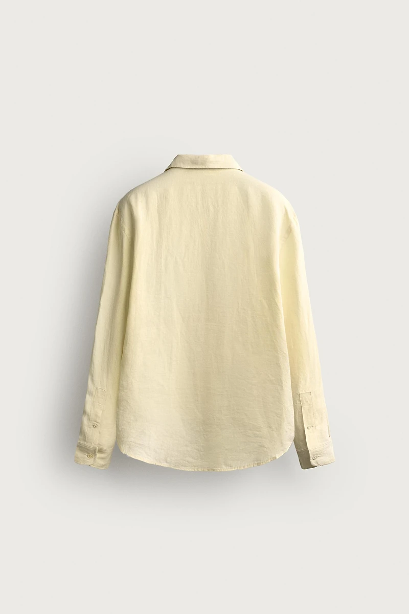 100% LINEN POLO SHIRT