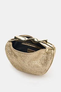 MINI BAG WITH METALLIC HANDLE