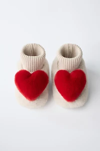 HEART SLIPPERS