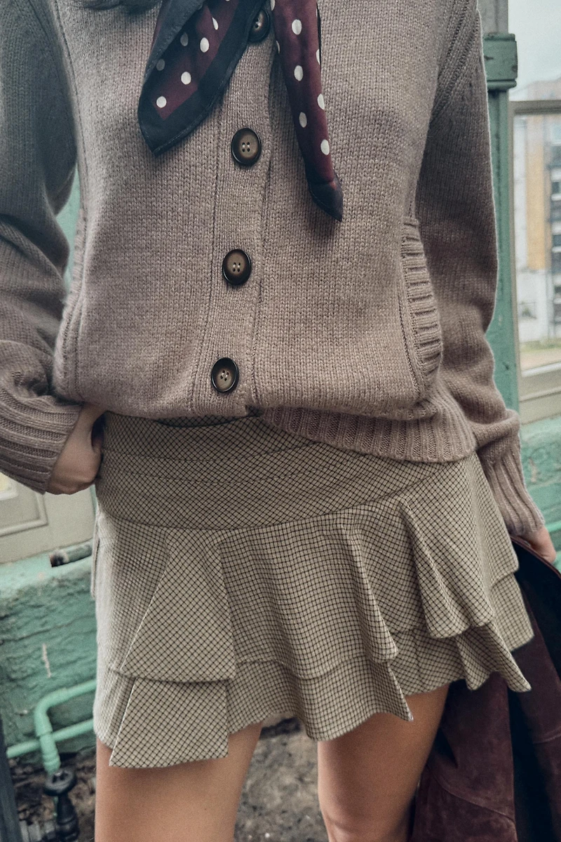 RUFFLED SKORT