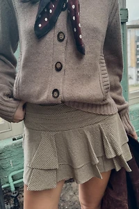 RUFFLED SKORT