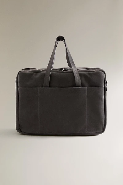 SPLIT SUEDE TRAVEL BAG