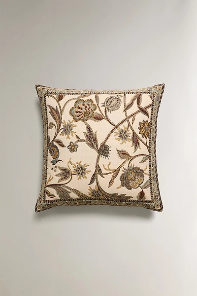 JACQUARD THROW PILLOW COVER