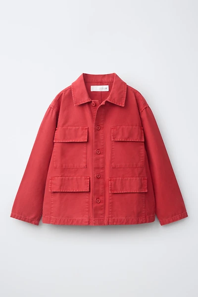 CANVAS POCKET OVERSHIRT