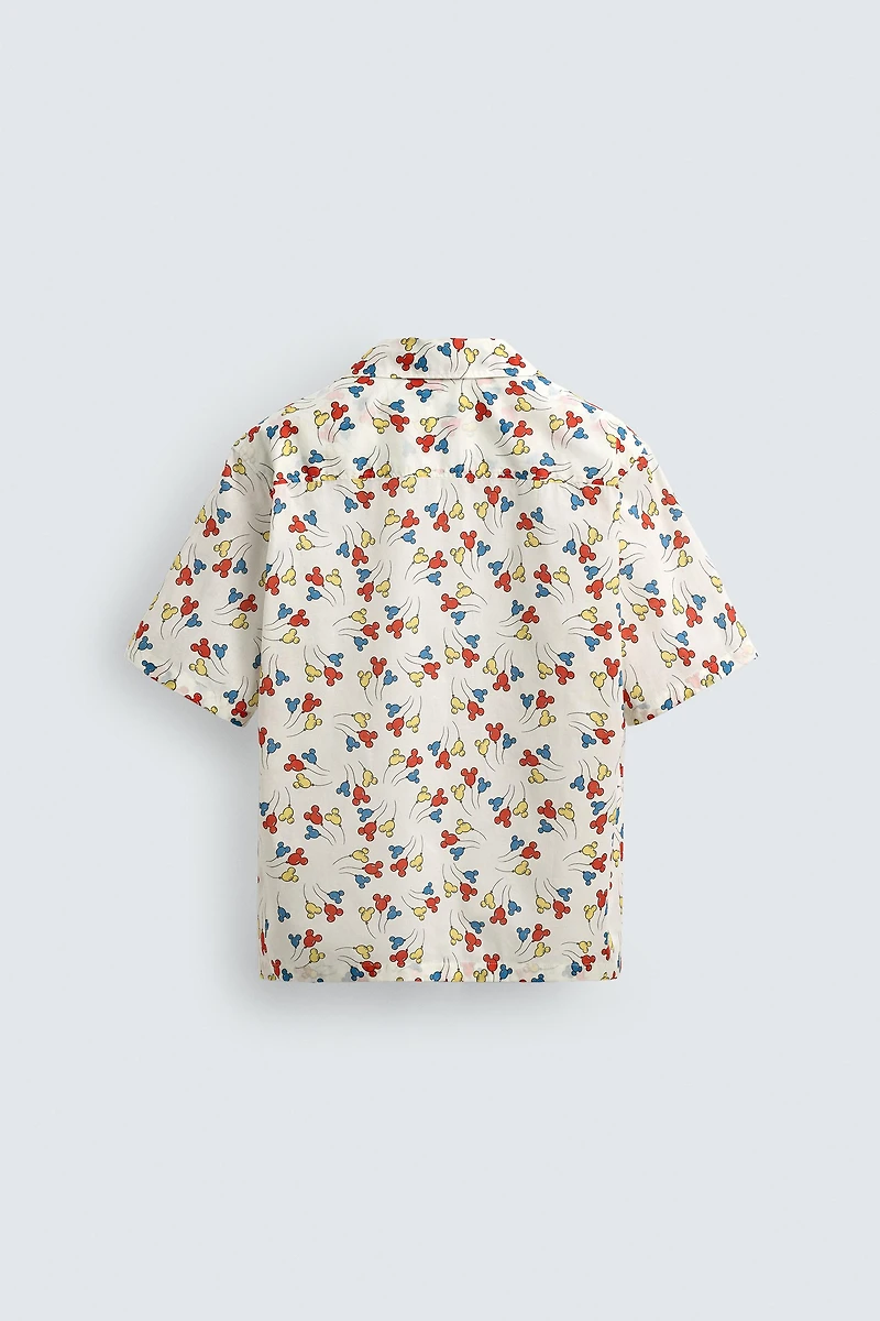 CHEMISE BALLONS MICKEY MOUSE HARRY LAMBERT FOR ZARA X DISNEY
