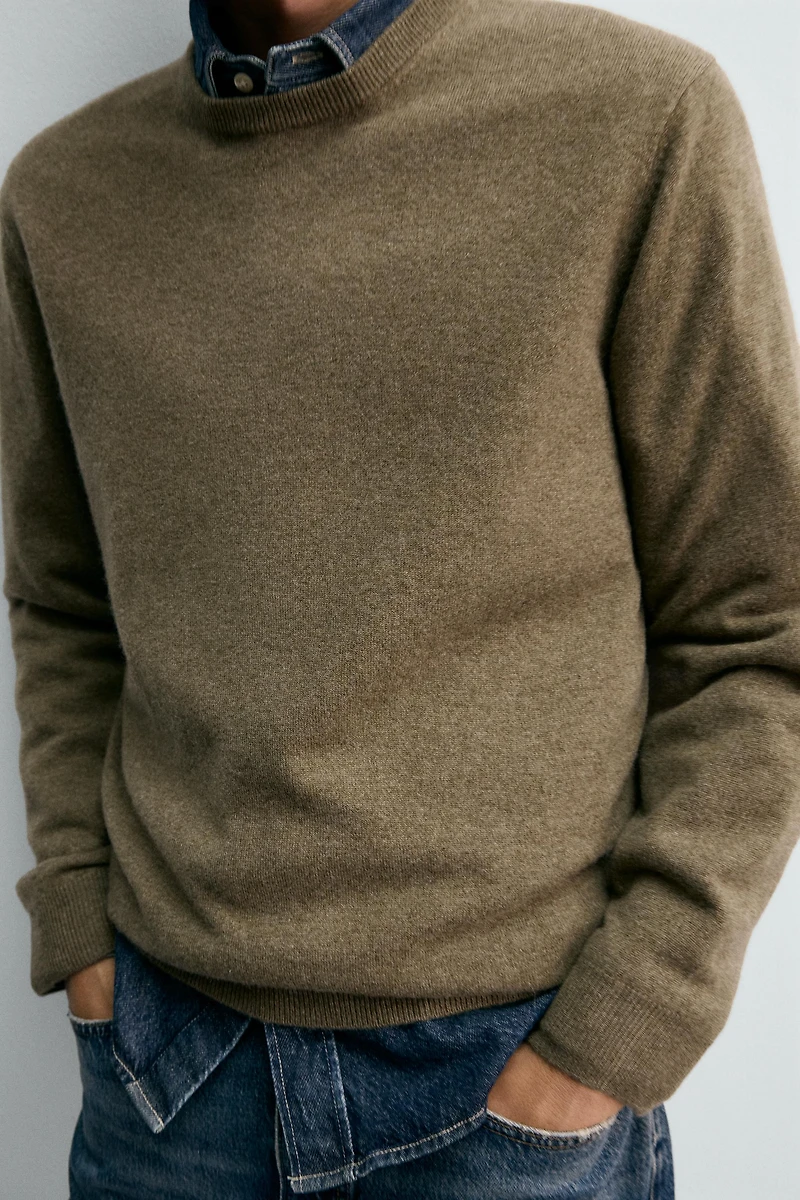 REGULAR FIT CASHMERE JUMPER